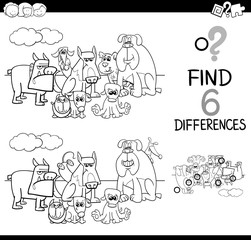 Obraz premium differences game coloring page