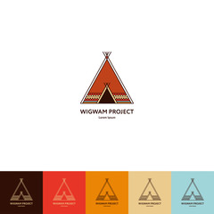 Set of wigwam logo
