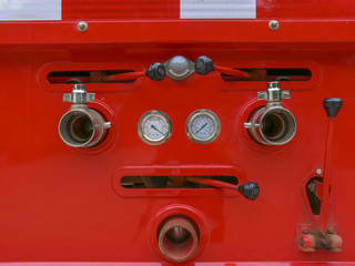 valve main control Fire truck car firefighter rescue