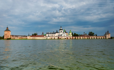 Fototapeta na wymiar Panoramic view of St. Cyril-Belozersky Monastery. Vologda Region