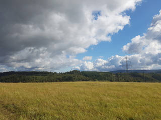 Gewitterwolke, Nimbostratus, Cumulus