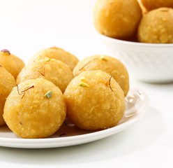 Laddu / Ladoo -popular  Indian sweet made of Chickpea flour