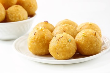 Laddu / Ladoo -popular  Indian sweet made of Chickpea flour