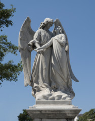  Kuba, Havanna; Friedhof  " Necropolis Cristobal Colon " Engel