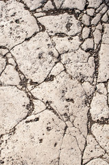 dettaglio di antica strada di pietra in italia