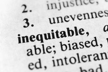 Inequitable