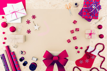 Pink christmas accessories