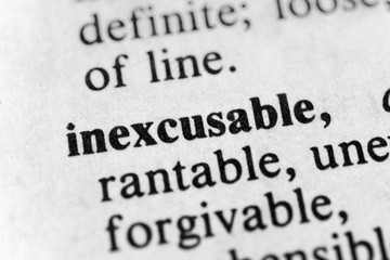 Obraz premium Inexcusable