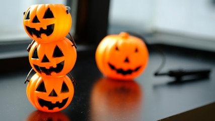 Halloween pumpkin head jack lantern