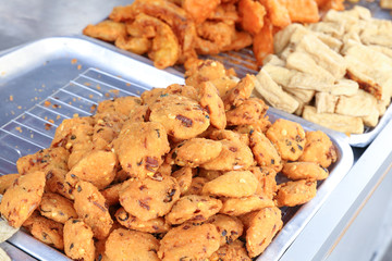 Deep fried snack food