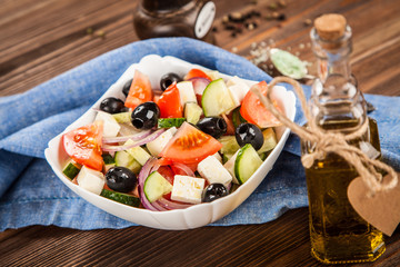 Delicious greek salad