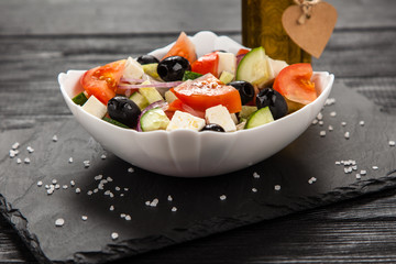 Delicious greek salad