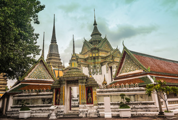 Fototapeta na wymiar Wat Pho temple, beautiful detail ,Bangkok, Thailand.