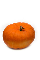 yellow pumpkin. isolated on white background
