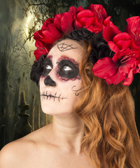 Hallowen fondo tenebroso