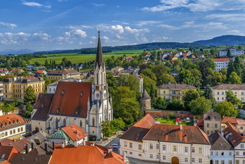 Fototapeta na wymiar View of Melk, Austria