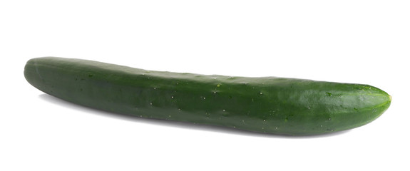 Cucumber on white background.