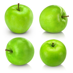 Green apple isolated