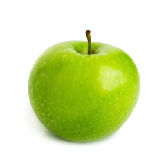 Fresh Green Apple Isolated on White Background