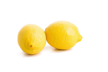 Lemon isolated on white background