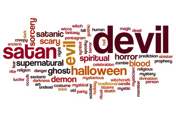 Devil word cloud