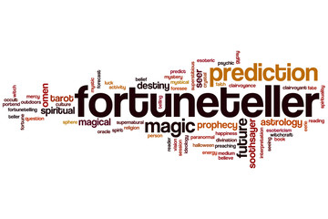 Fortuneteller word cloud