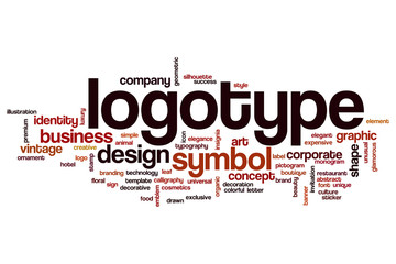 Logotype word cloud