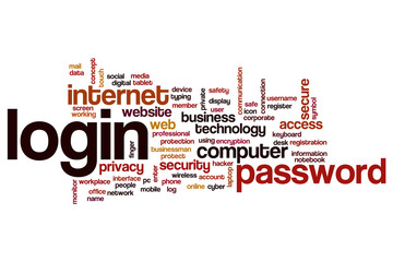 Login word cloud