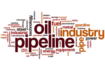 Oil pipeline word cloud
