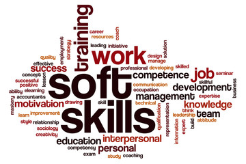 Soft skills word cloud
