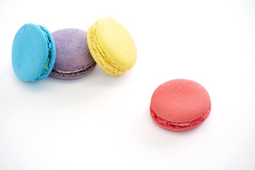 French colorful macarons