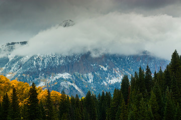 Fall Atmosphere In The West Elks