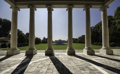 Fototapeta premium villa pisani panoramica