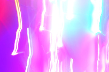 Night lights. Intentional motion blur