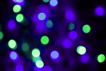 purple  and green bokeh