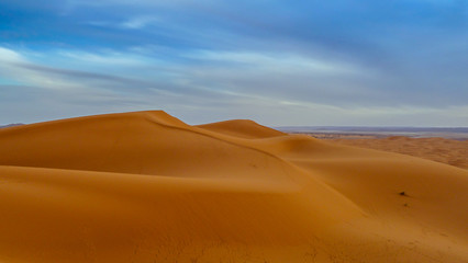 Fototapeta na wymiar Sahara Sand in Marokko