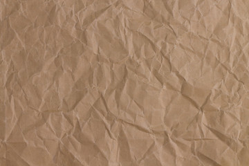 brown recycle crumpled paper textures background