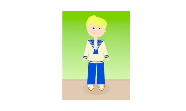 Combined boy communion suit