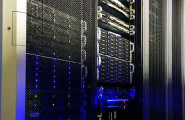 supercomputer disk storage in data center