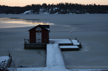 A Swedish sauna