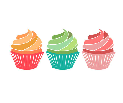 Cupcake Color Icon