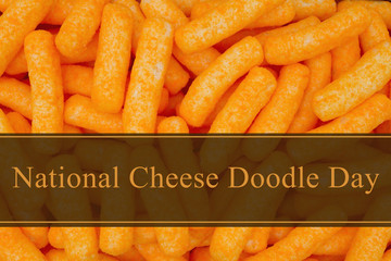 National Cheese Doodle Day message