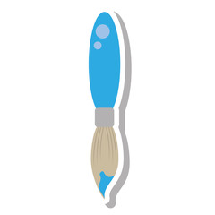 paint brush isolated icon vector illustration design