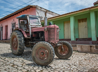 Old tractor on Cuba