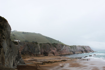 Playa de Zumaia (Pa&iacute;s Vasco)