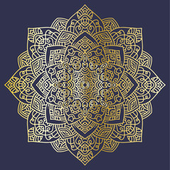 Elegant background with lace ornament. Ornate vector element.