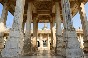 Jama Masijd mosque in complex Sarkhej Roza in India © Rafal Cichawa