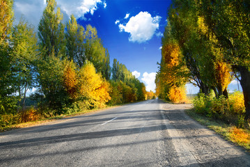 road in north mountains