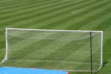Fototapeta premium Cage de but au football