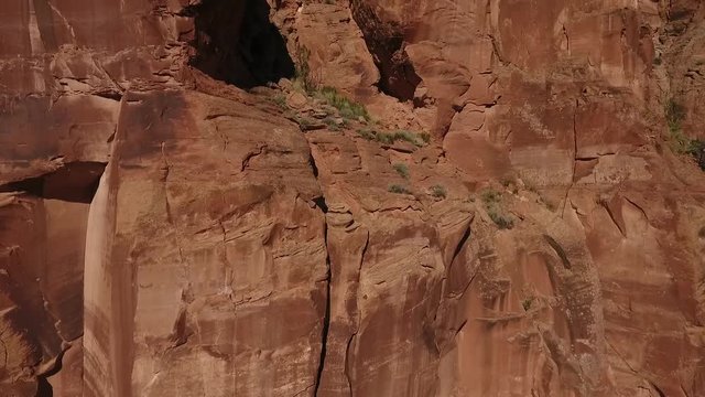Aerial Drone Footage of Colorado red rocks  escalante near the rocky mountains